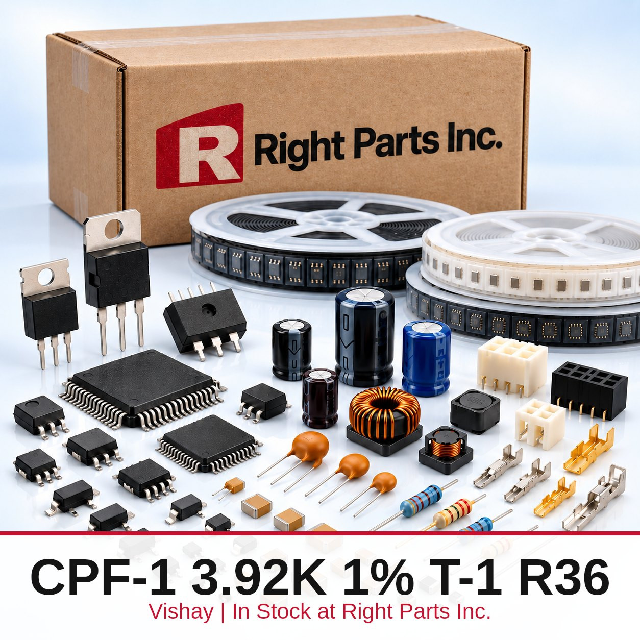 CPF-1 3.92K 1% T-1 R36 Vishay in stock at Right Parts Inc.
