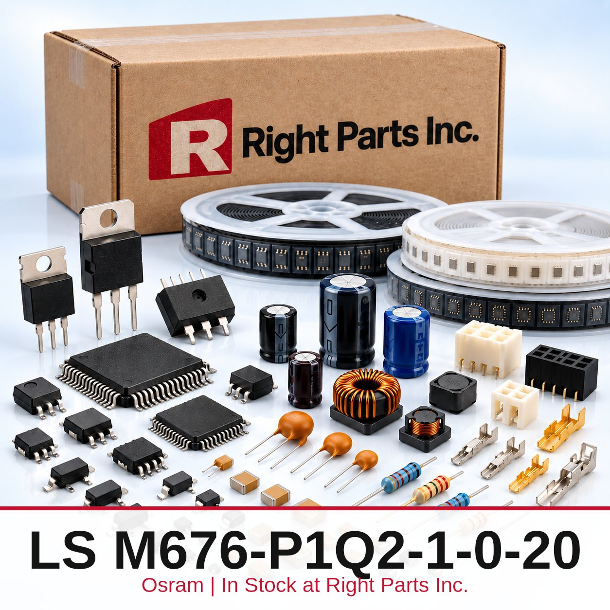 LS M676-P1Q2-1-0-20 Osram in stock at Right Parts Inc.