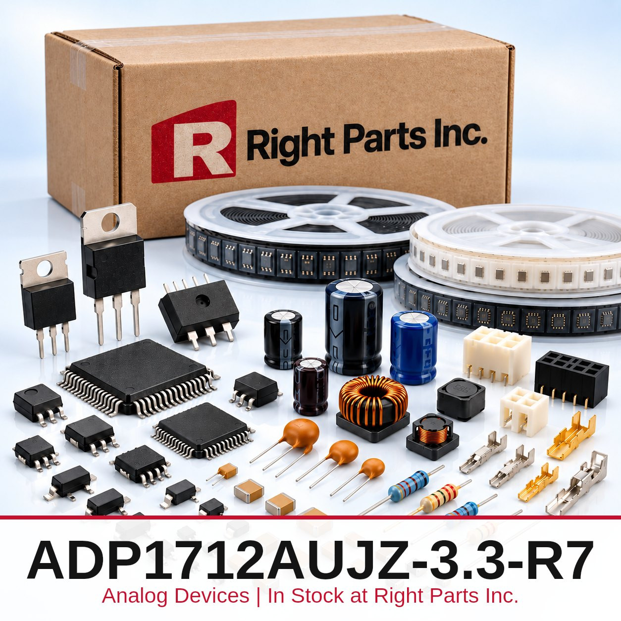 ADP1712AUJZ-3.3-R7 Analog Devices in stock at Right Parts Inc.