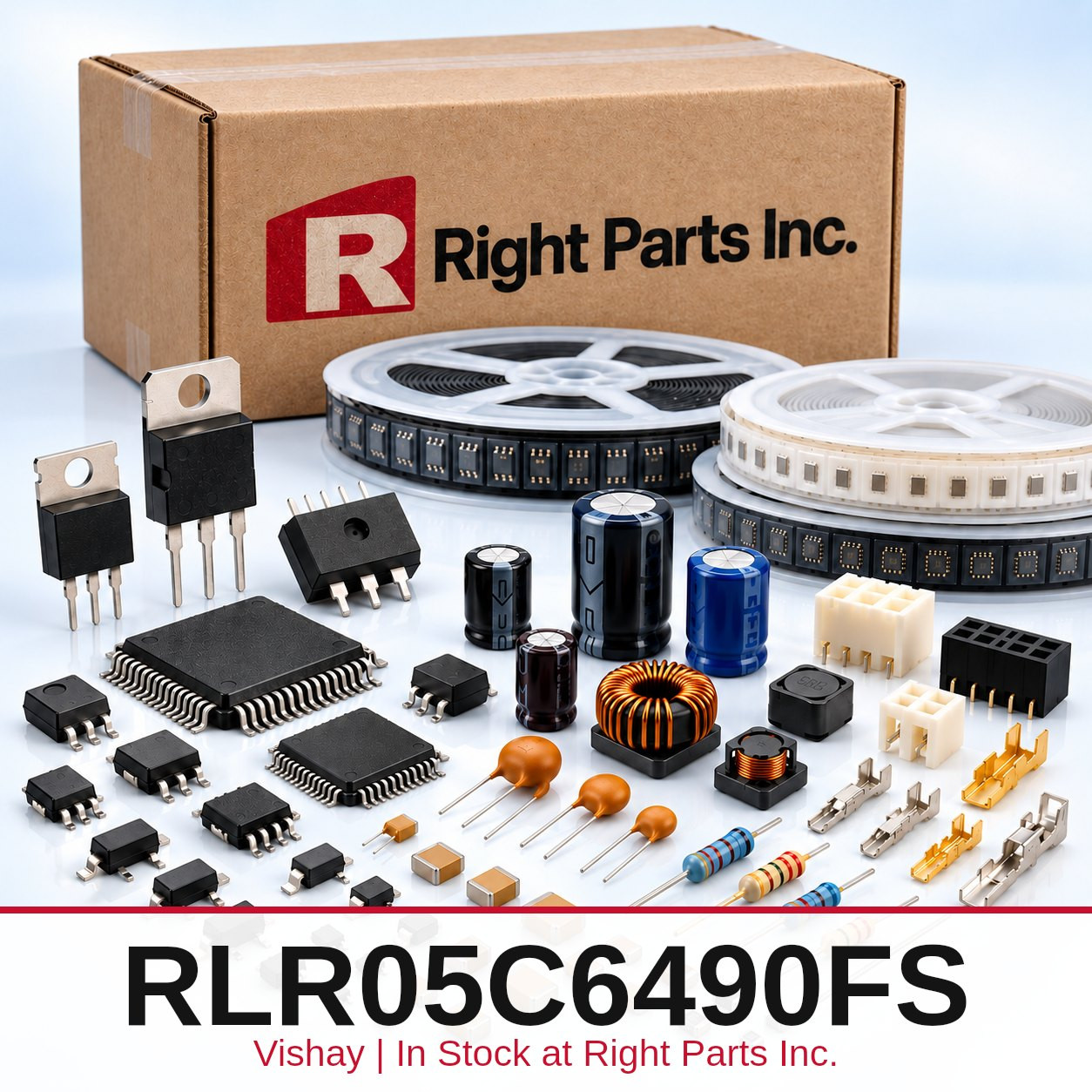 RLR05C6490FS Vishay in stock at Right Parts Inc.