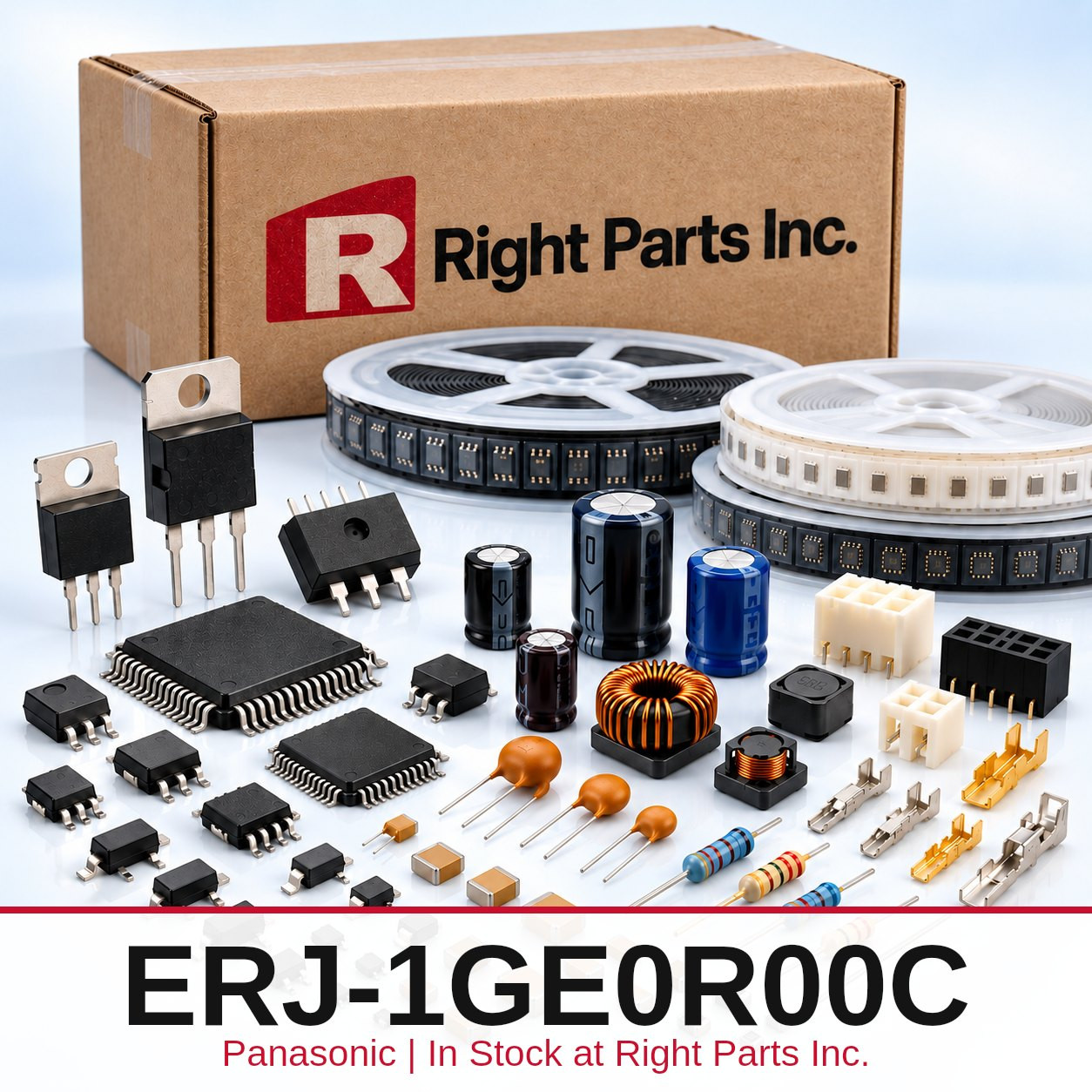 ERJ-1GE0R00C Panasonic in stock at Right Parts Inc.