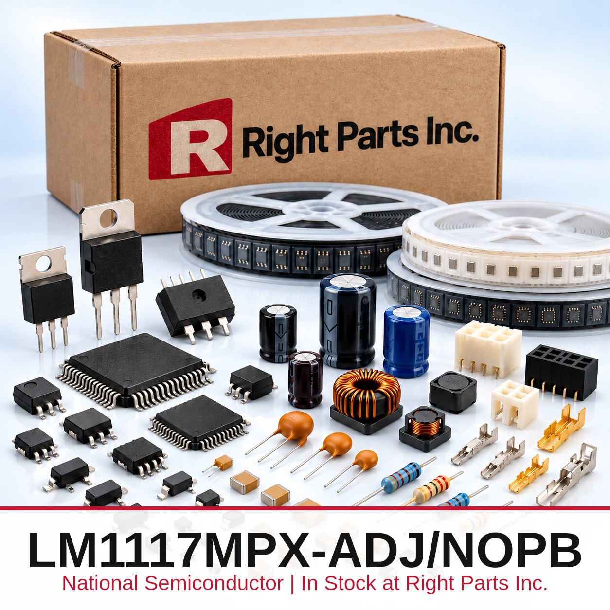 LM1117MPX-ADJ/NOPB National Semiconductor in stock at Right Parts Inc.