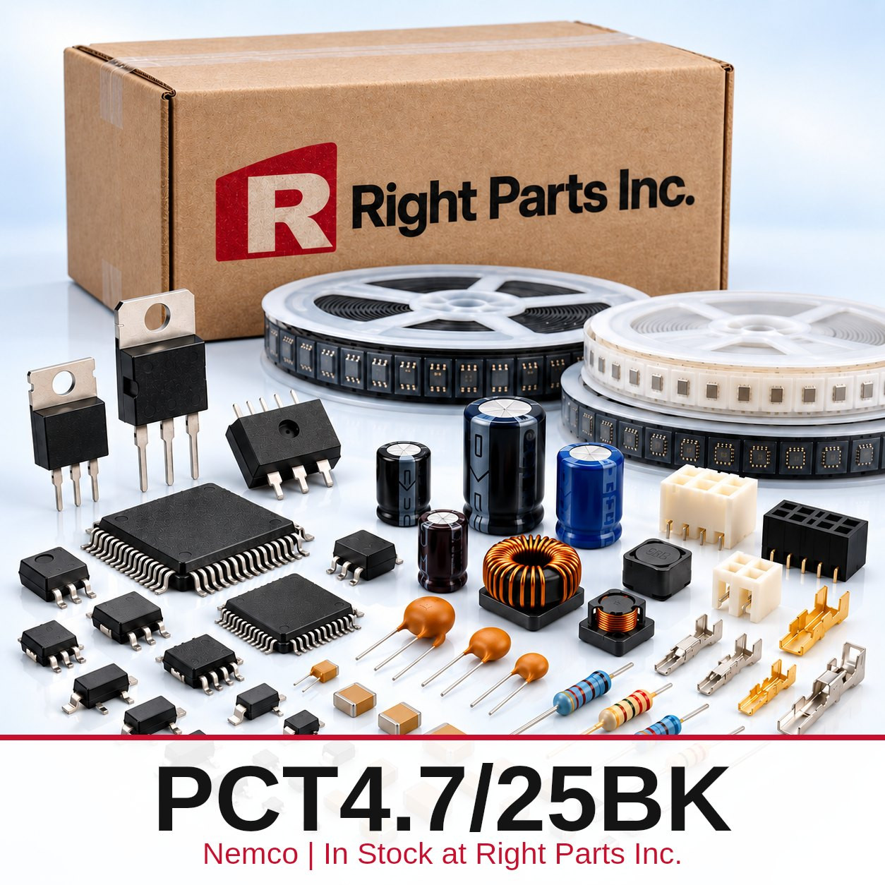 PCT4.7/25BK Nemco in stock at Right Parts Inc.