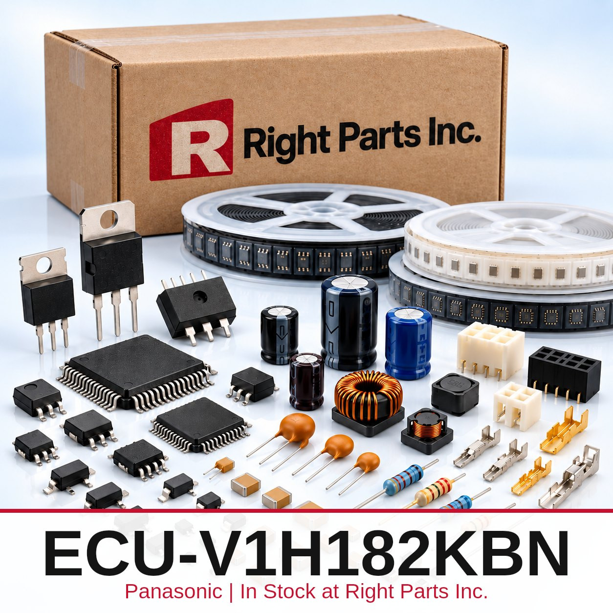 ECU-V1H182KBN Panasonic in stock at Right Parts Inc.