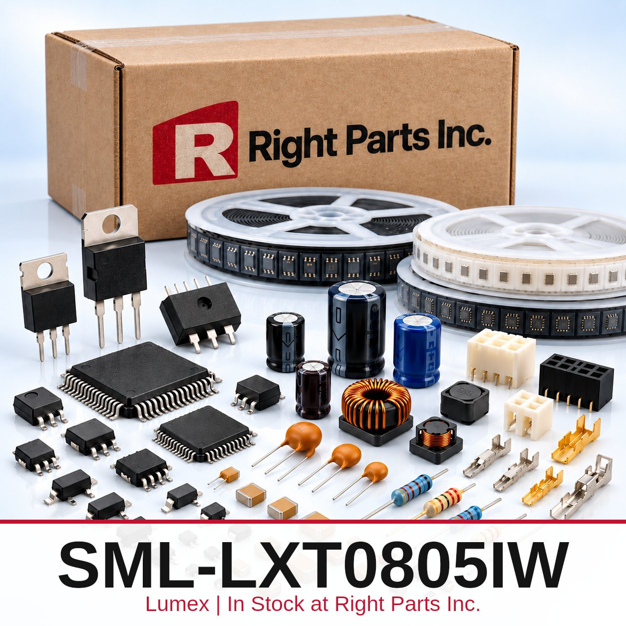 SML-LXT0805IW Lumex in stock at Right Parts Inc.