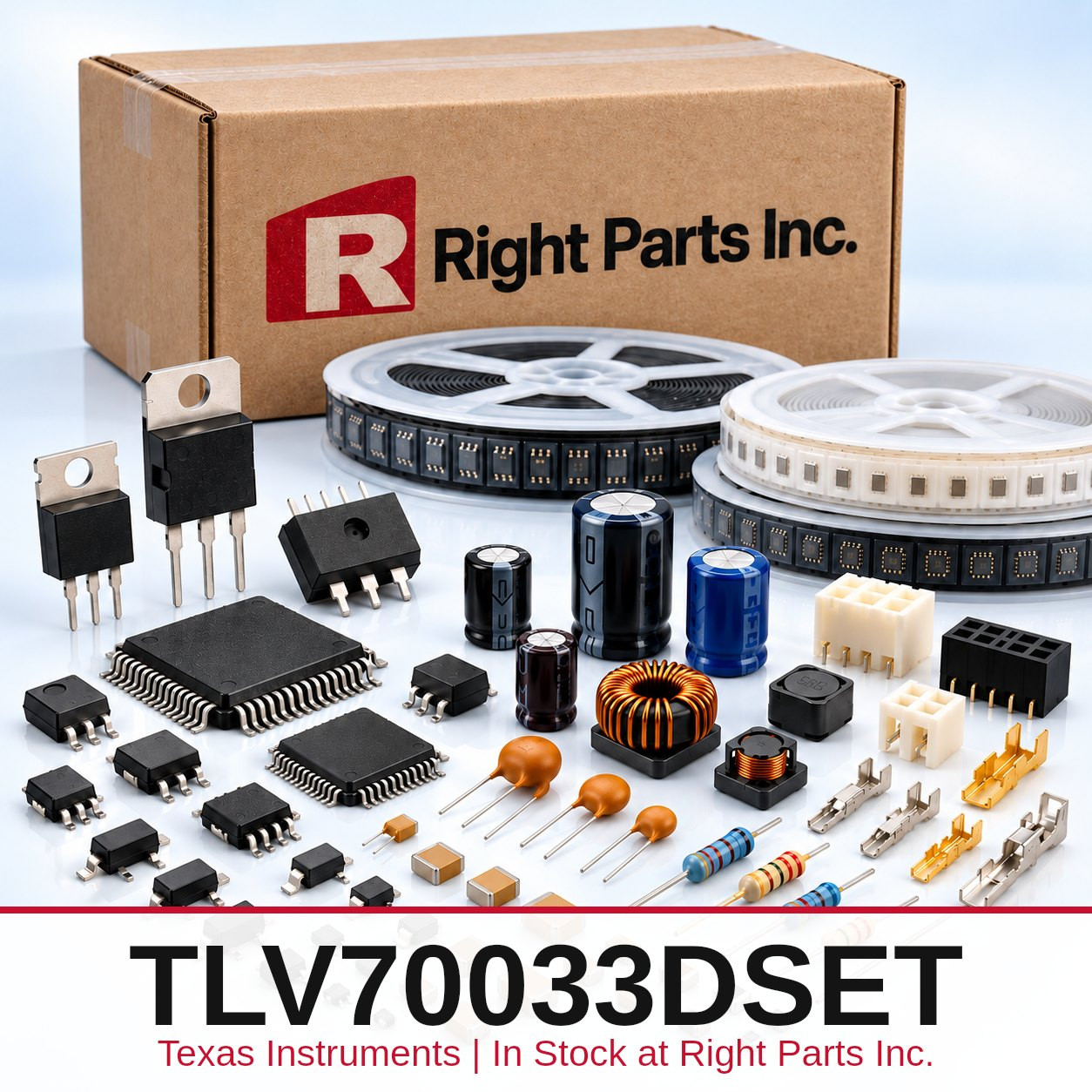 TLV70033DSET Texas Instruments in stock at Right Parts Inc.