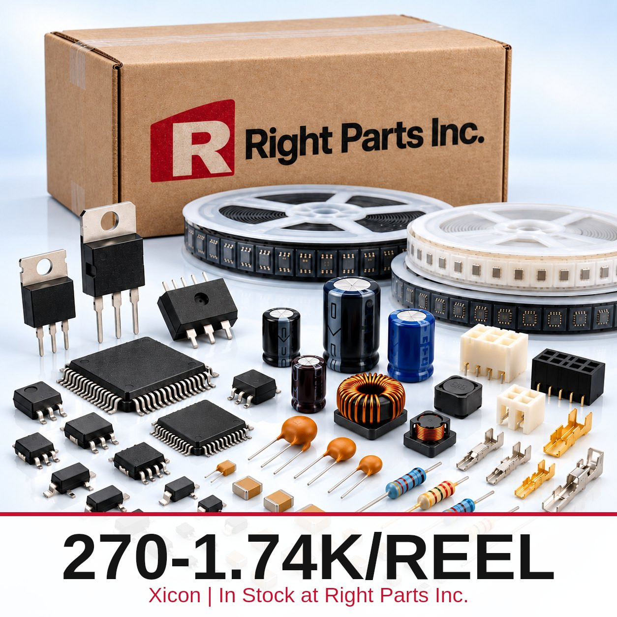 270-1.74K/REEL Xicon in stock at Right Parts Inc.