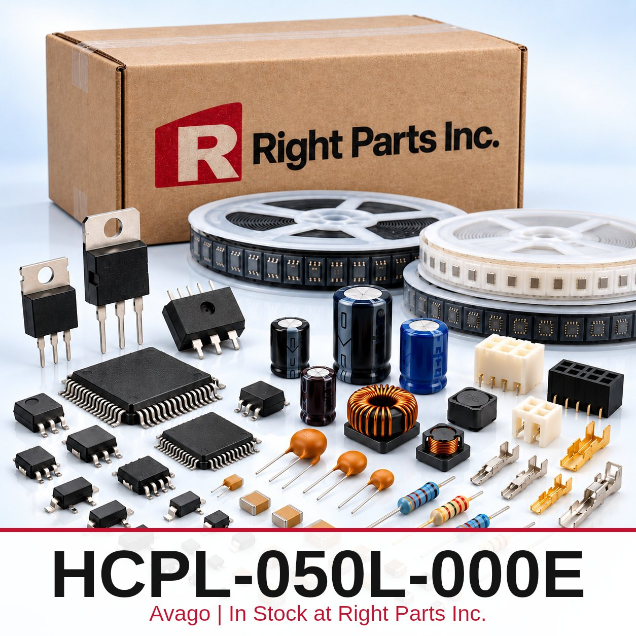 HCPL-050L-000E Avago in stock at Right Parts Inc.