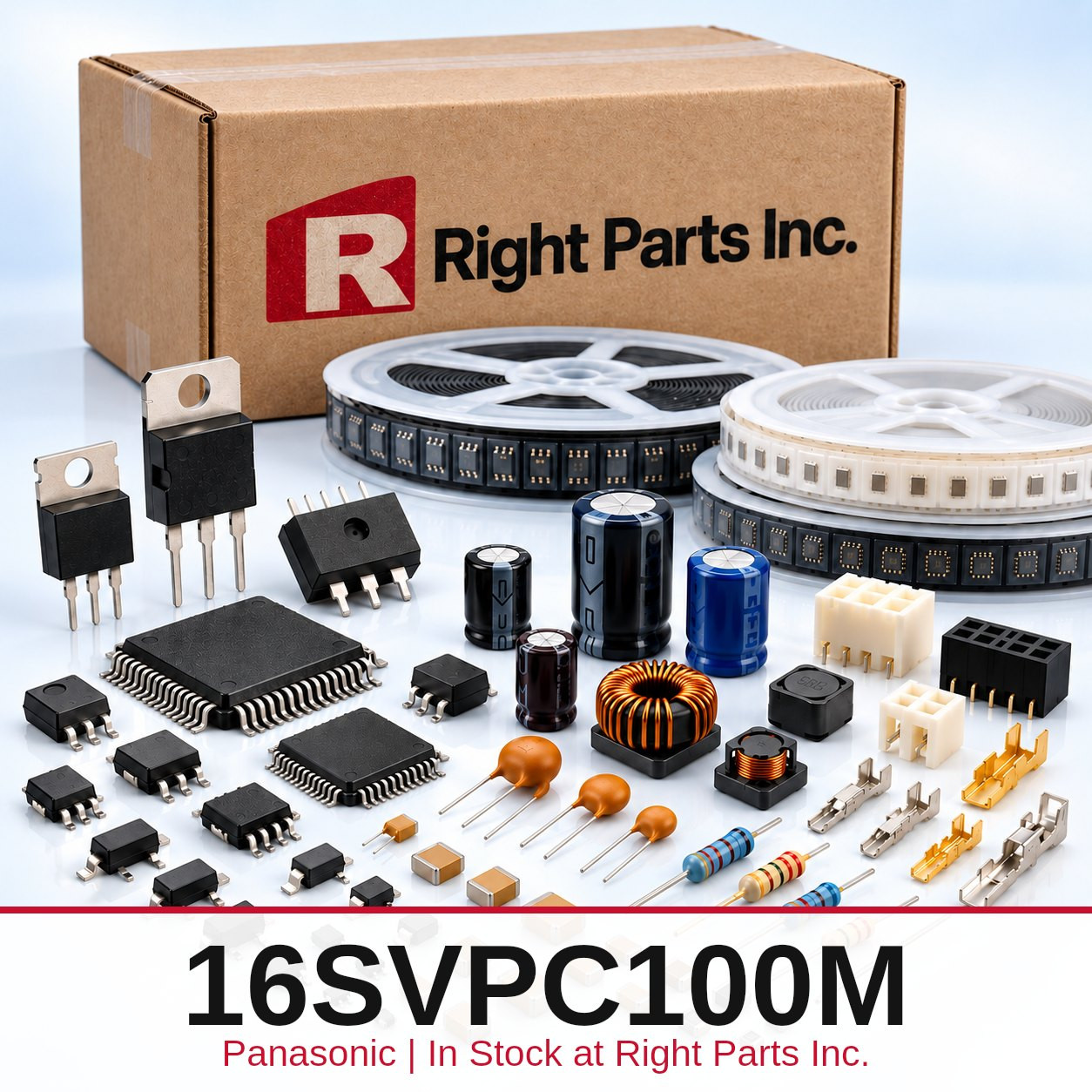 16SVPC100M Panasonic in stock at Right Parts Inc.