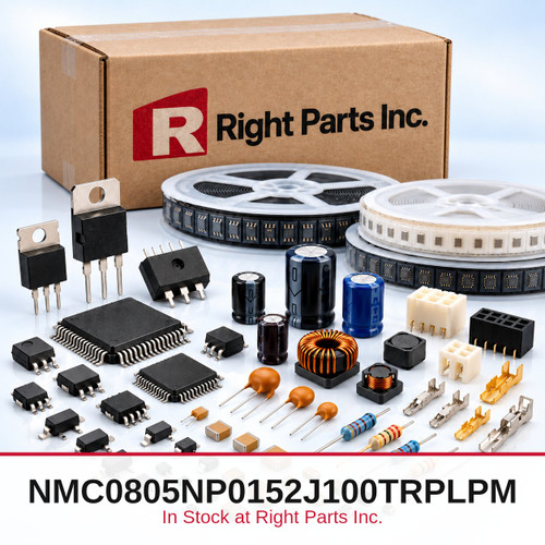 NMC0805NP0152J100TRPLPM in stock at Right Parts Inc.