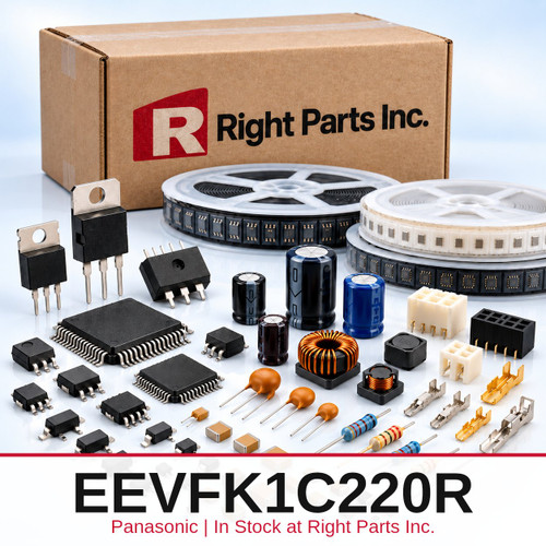 EEVFK1C220R Panasonic in stock at Right Parts Inc.