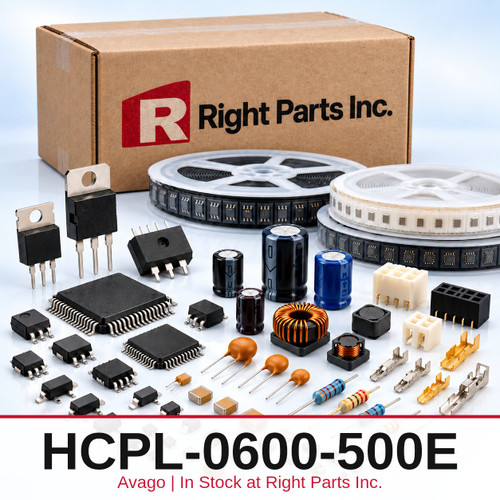 HCPL-0600-500E Avago in stock at Right Parts Inc.