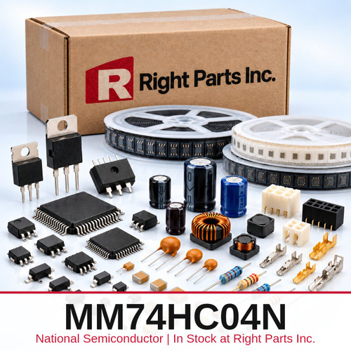MM74HC04N National Semiconductor in stock at Right Parts Inc.