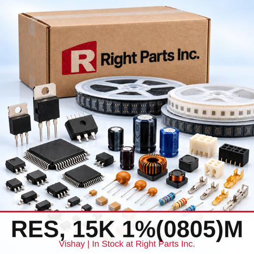 RES, 15K 1%(0805)M Vishay in stock at Right Parts Inc.