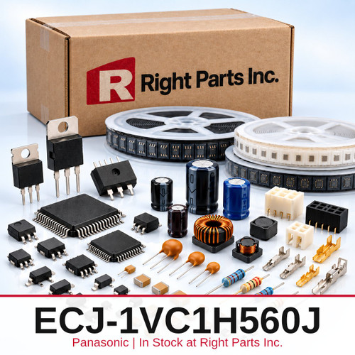 ECJ-1VC1H560J Panasonic in stock at Right Parts Inc.