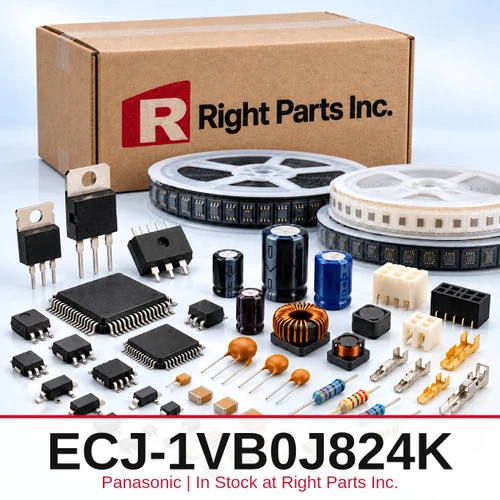 ECJ-1VB0J824K Panasonic in stock at Right Parts Inc.