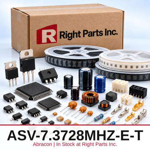 ASV-7.3728MHZ-E-T Abracon in stock at Right Parts Inc.