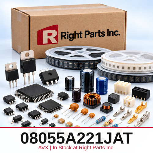 08055A221JAT AVX in stock at Right Parts Inc.