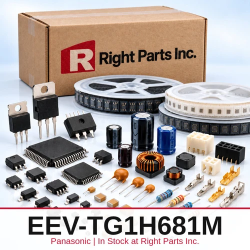 EEV-TG1H681M Panasonic in stock at Right Parts Inc.