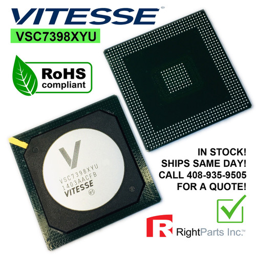 VSC7398XYU Enhanced 8-Port Integrated Gigabit Ethernet Switch