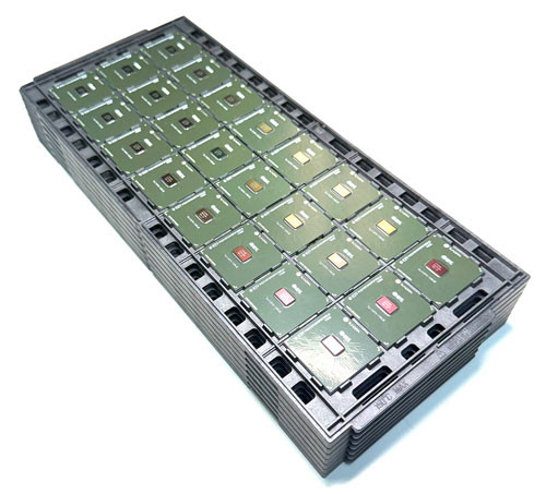 IDT PCX107AVZFU100LC TUNDRA E2V specialized, military-grade PCI Bridge and Memory Controller Integrated Circuit 


Key Technical Specifications
Function: Highly integrated PCI bridge and memory controller supporting 64-bit or 32-bit data pathways.
Maximum Frequency: 66 MHz.
Nominal Supply Voltage: 2.5 V DC (Operating range between 2.375V and 2.625V).
Operating Temperature: Extreme rugged range from -55 °C to 125 °C, denoting its military/aerospace specification grade.
Package/Case Type: 503-pin Flip-Chip Plastic Ball Grid Array (503-pin FCBGA / PBGA).