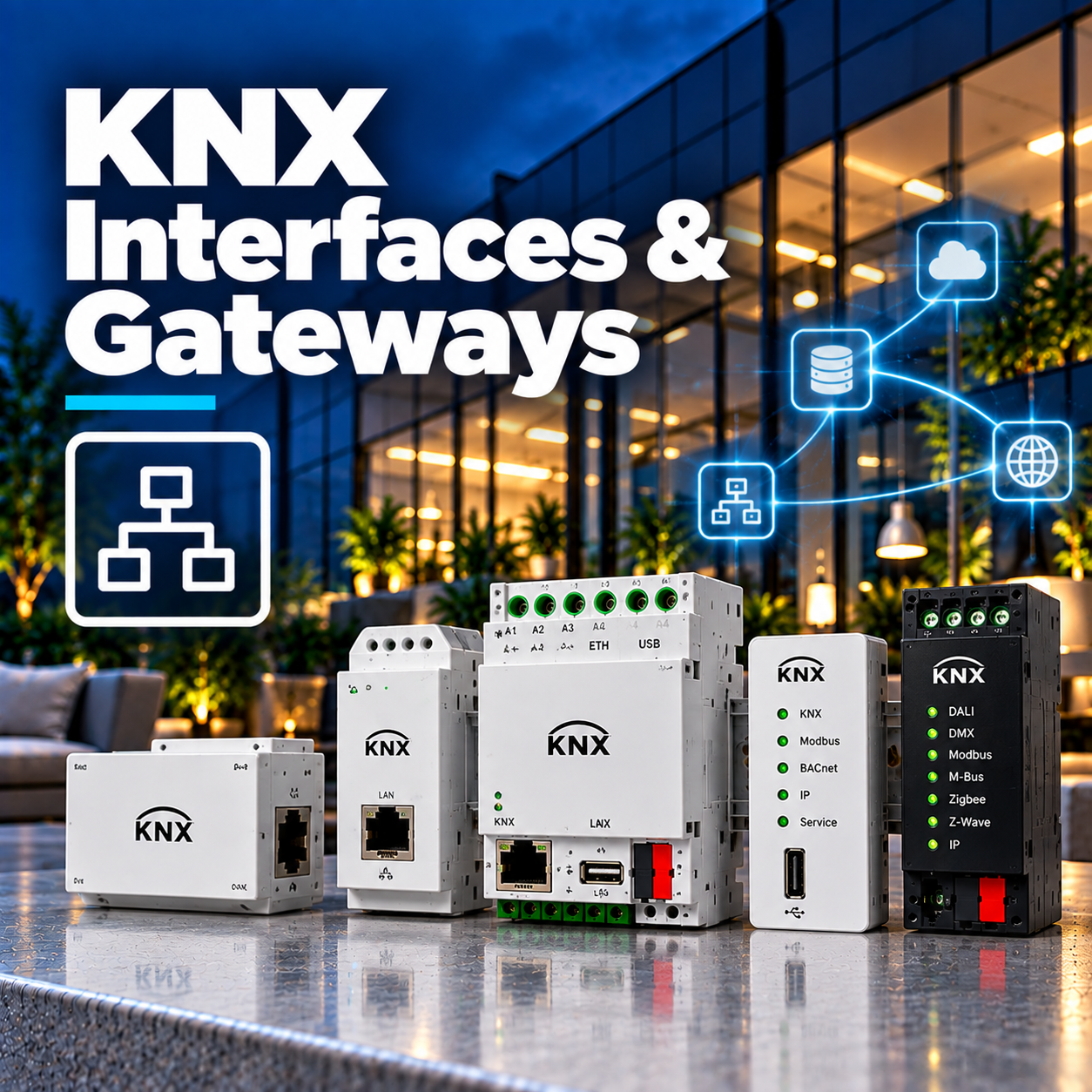 KNX Interfaces & Gateways