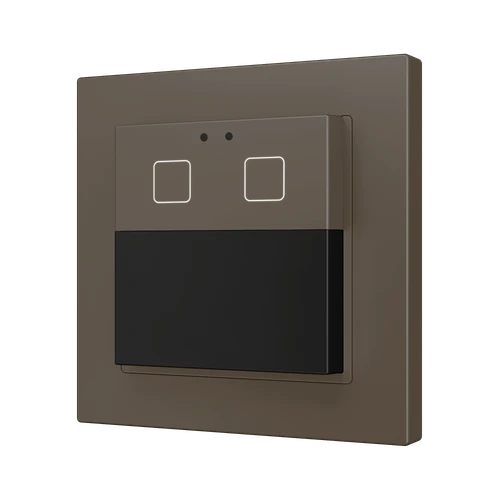 Presentia W2 v2. KNX motion detector for wall mounting - 2 buttons - Mocha