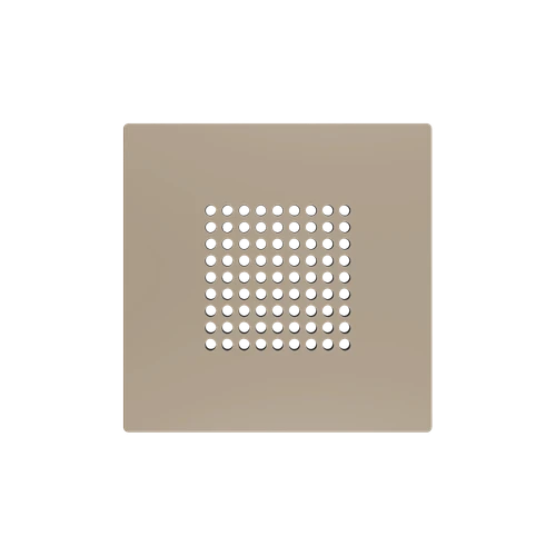 ZS55. RingBOX - KNX Doorbell cover 55x55 mm - Champagne