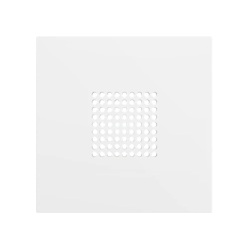 ZS70. RingBOX - KNX Doorbell cover 70x70 mm - Matt White