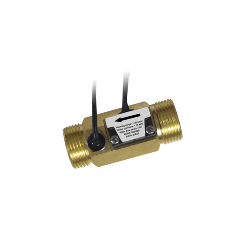 Water Flow Sensor (3/4") with temperature probe