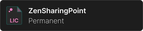 ZenSharingPoint - License for data endpoint exchange - Permanent license