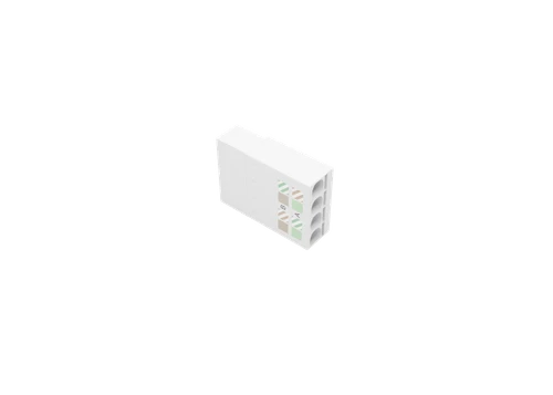 4-wire ethernet connector with push-in connection. ZACETH