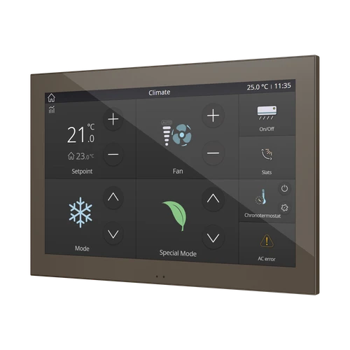 Z100. Color capacitive touch panel (10" display) - Mocha