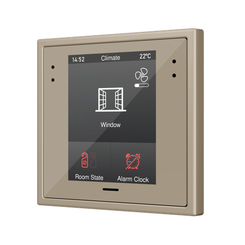 Z28. Capacitive touch panel (2.8" display) for 70x70 frames - Champagne (frame not included)