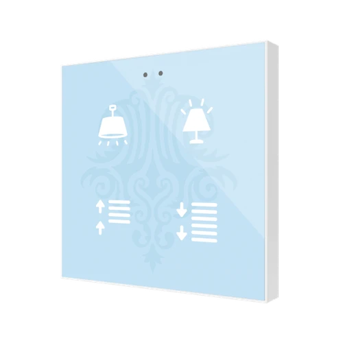 Flat 4 v2. Glass capacitive push button - 4 buttons - Custom