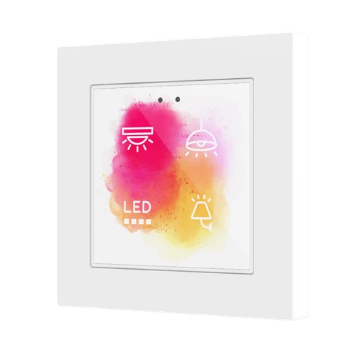 Flat 55 X4 v2. Glass capacitive push button 55x55 - 4 buttons - Custom (ZS55 frame not included)