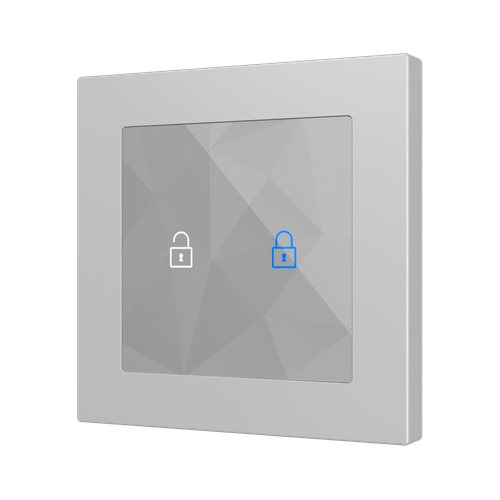 Flat RGB 55 X2. Glass capacitive push button 55x55 - 2 buttons - 360° Customizacion (ZS55 frame not included)