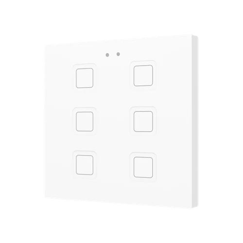 Tecla 6. PC-ABS Capacitive push button - 6 buttons - White