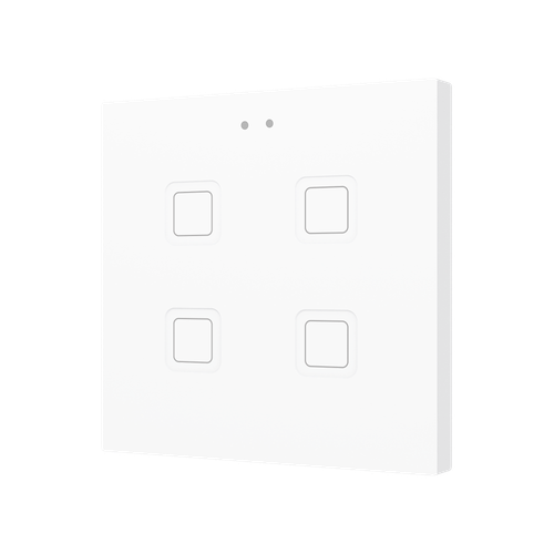 Tecla RGB 4. PC-ABS Capacitive push button - 4 buttons - White