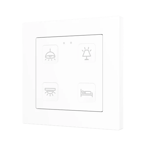 Tecla 55 X4. PC-ABS Capacitive push button 55x55 - 4 buttons - Custom (ZS55 frame not included)