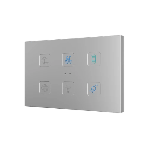 Tecla RGB XL 6. PC-ABS Capacitive push button - 6 buttons - Custom