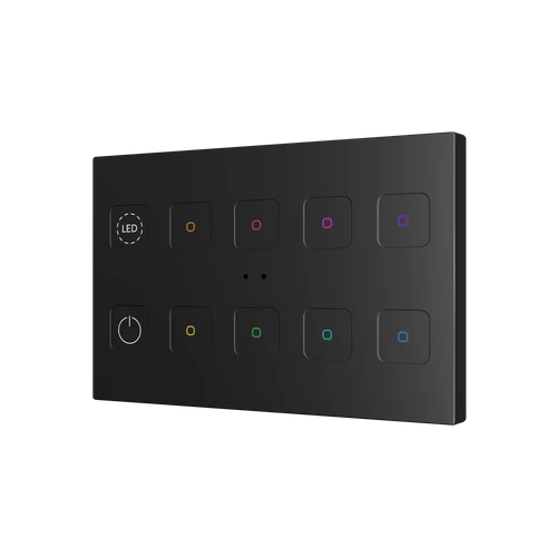 Tecla RGB XL 10. PC-ABS Capacitive push button - 10 buttons - Custom