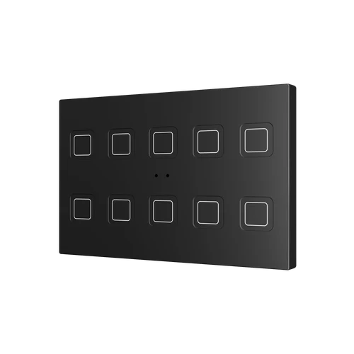 Tecla RGB XL 10. PC-ABS Capacitive push button - 10 buttons - Anthracite