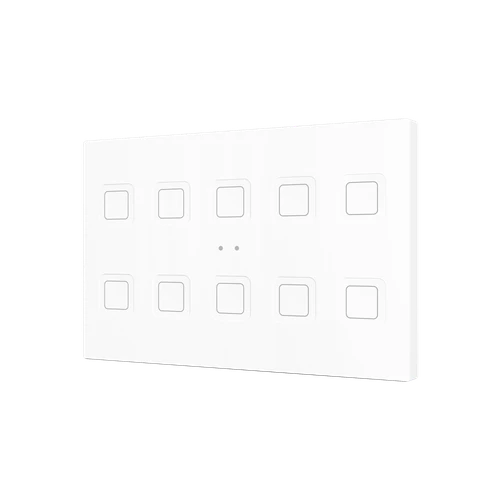 Tecla RGB XL 10. PC-ABS Capacitive push button - 10 buttons - White