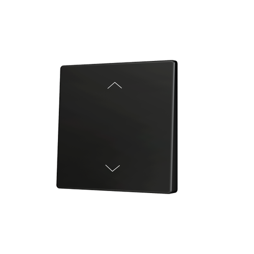 ZS55. Cover for Simple KNX Soft push button 55x55 mm. Tilt up&down - Shutter icon - Anthracite