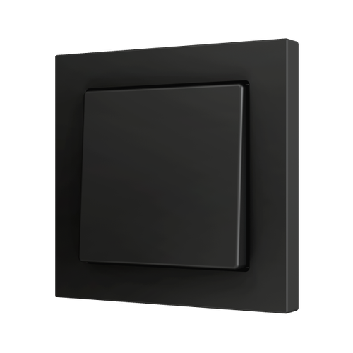 ZS55. Simple Soft push button for 1 binary input 55x55 mm - Anthracite