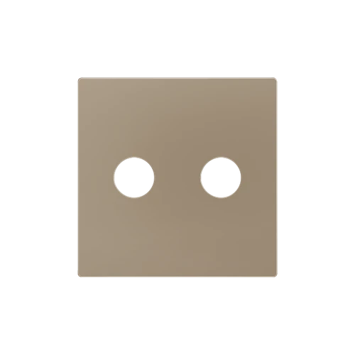 ZS55. Cover for RCA insert 55x55 mm - Champagne