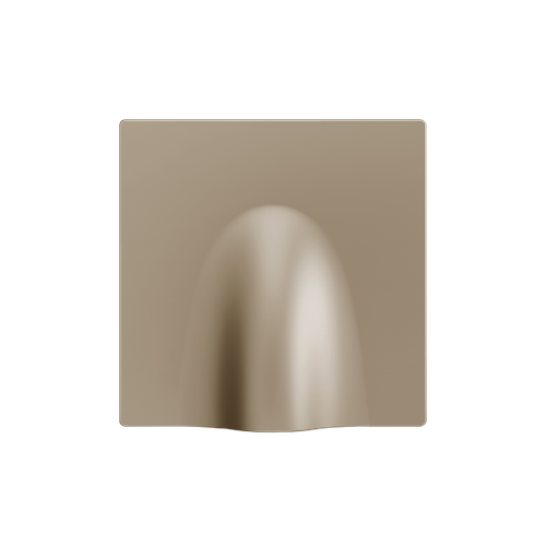 ZS55. Cable outlet cover 55x55 mm - Champagne