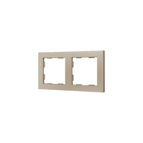 ZS55. 2-gang Frame - Champagne