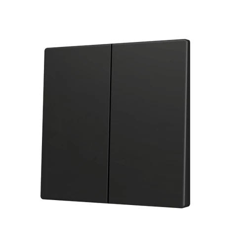 ZS70. Cover for Double KNX Soft push button 70x70 mm. Tilt down - Anthracite